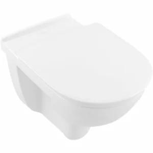 Villeroy & Boch WC-Sitz ViCare Mit SoftClosing Scharniere Edelstahl, Weiss AntiBac 7