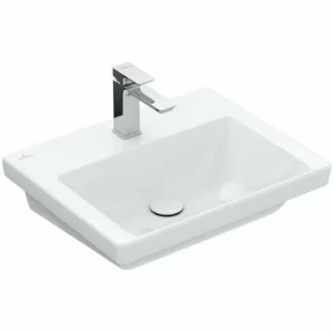 Villeroy & Boch Waschbecken Subway 3.0, 55 Cm Ohne Überlauf Mit 1 Hahnloch Ohne Beschichtung 7