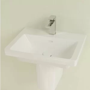 Villeroy & Boch Waschbecken Subway 3.0, 55 Cm Ohne Überlauf Mit 1 Hahnloch Ohne Beschichtung 9