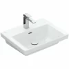 Villeroy & Boch Waschbecken Subway 3.0, 55 Cm Mit Überlauf Mit 1 Hahnloch Ohne Beschichtung 19