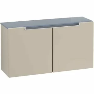 Villeroy & Boch Subway 2.0 Sideboard Mit 2 Türen Soft Grey Silberfarbig Matt White 12