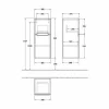 Villeroy & Boch Subway 2.0 Seitenschrank Mit 1 Tür Und 1 Auszug Links Arizona Oak Silberfarbig Matt White 8