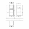 Villeroy & Boch Subway 2.0 Seitenschrank Mit 1 Tür Und 1 Auszug Rechts Nordic Oak Silberfarbig Matt White 16