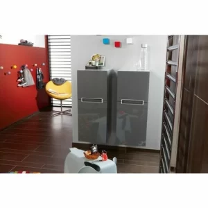 Villeroy & Boch Subway 2.0 Seitenschrank Mit 1 Tür Und 1 Auszug Rechts Glossy Grey Chromfarbig Glänzend White 8
