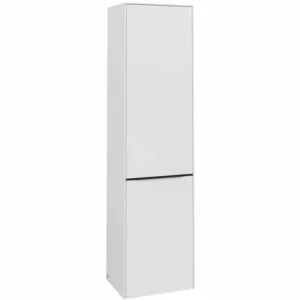 Villeroy & Boch Subway 3.0 Hochschrank Mit 1 Tür Und 1 Wäscheklappe Rechts Pure White Volcano Black 6