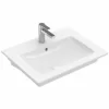 Villeroy & Boch Venticello Waschtisch 65,5 Cm Mit 1 Hahnloch Stone White Mit CeramicPlus Beschichtung 10