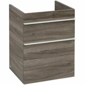Villeroy & Boch Venticello Waschtischunterschrank XL Mit 2 Auszügen 46,6 Cm Stone Oak Weiß 7