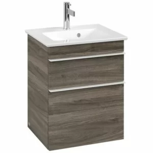Villeroy & Boch Venticello Waschtischunterschrank XL Mit 2 Auszügen 46,6 Cm Stone Oak Weiß 9