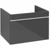 Villeroy & Boch Venticello Waschtischunterschrank Mit 1 Auszug 60,3 Cm Glossy Grey Weiß 13