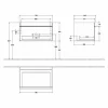 Villeroy & Boch Venticello Waschtischunterschrank Mit 1 Auszug 75,3 Cm White Matt Weiß 13