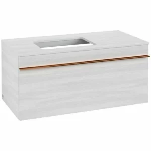 Villeroy & Boch Venticello Waschtischunterschrank 957mm Mit 1 Auszug Für Aufsatzwaschtisch Mit Varia White Wood Links Copper 7