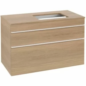 Villeroy & Boch Venticello Waschtischunterschrank XXL 957mm Mit 2 Auszügen Für Aufsatzwaschtisch Mit Elm Impresso Rechts Weiß 7