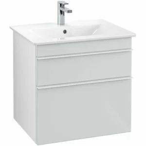 Villeroy & Boch Venticello Waschtischunterschrank XL Mit 2 Auszügen 60,3 Cm Glass Glossy White Weiß 9