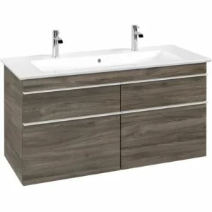 Villeroy & Boch Venticello Waschtischunterschrank XL 1153mm Mit 4 Auszügen Stone Oak Weiß 9