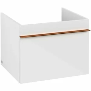 Villeroy & Boch Venticello Waschtischunterschrank Mit 1 Auszug 55,3 Cm Glossy White Copper 7