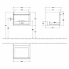 Villeroy & Boch Venticello Waschtischunterschrank Mit 1 Auszug 55,3 Cm Nordic Oak Chrom 13