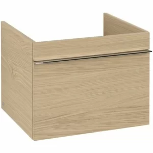 Villeroy & Boch Venticello Waschtischunterschrank Mit 1 Auszug 55,3 Cm Nordic Oak Chrom 7