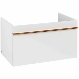 Villeroy & Boch Venticello Waschtischunterschrank Mit 1 Auszug 75,3 Cm Glossy White Copper 7