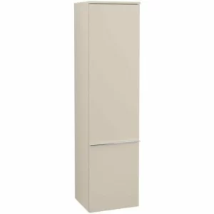 Villeroy & Boch Venticello Hochschrank Mit 1 Tür Links Soft Grey Chrom 6